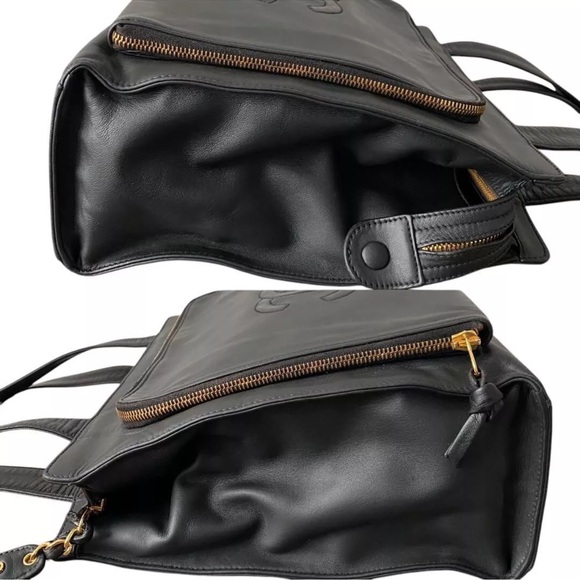 CHANEL CC CALFSKIN SHOULDER BAG - Picture 4 of 12